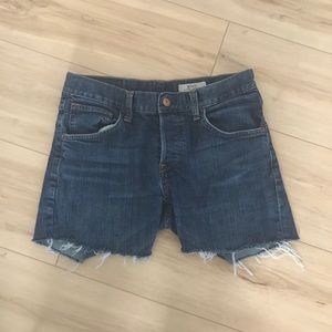 Dark Wash Brandy look a like jean shorts